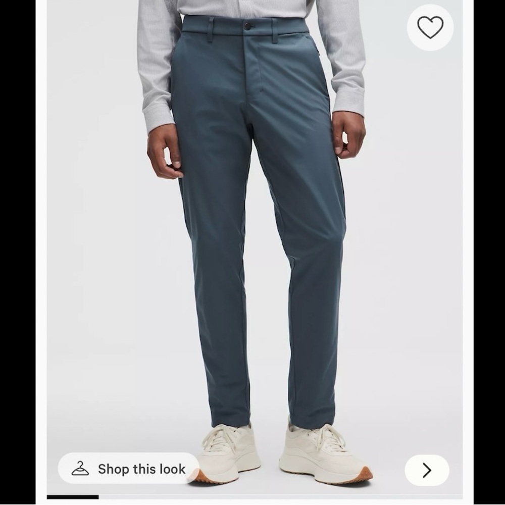 Lululemon Commission Slim-Fit Pant 
Warpstreme